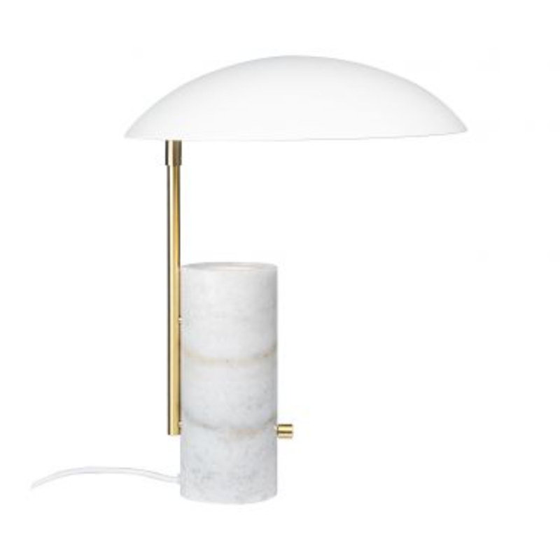 Marble Novelty Lamp, White, White