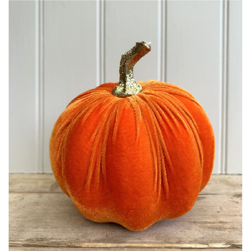 Halloween Stuffed Holiday Accent, Orange, 17cm H x 17cm W x 16cm D