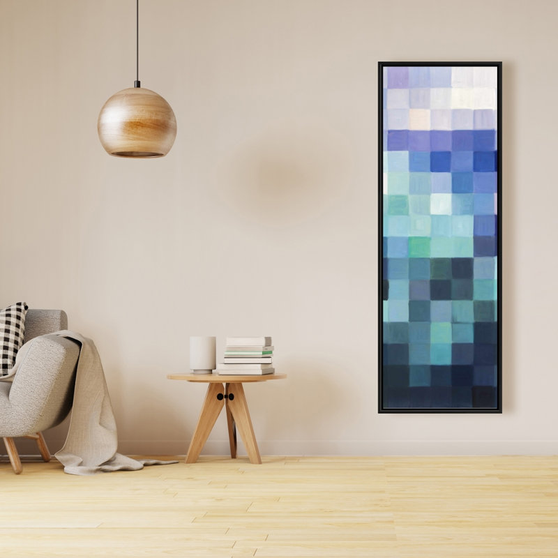«Pixelized Landscape» sur toile