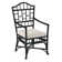 Chaise avec accoudoirs Chippendale
