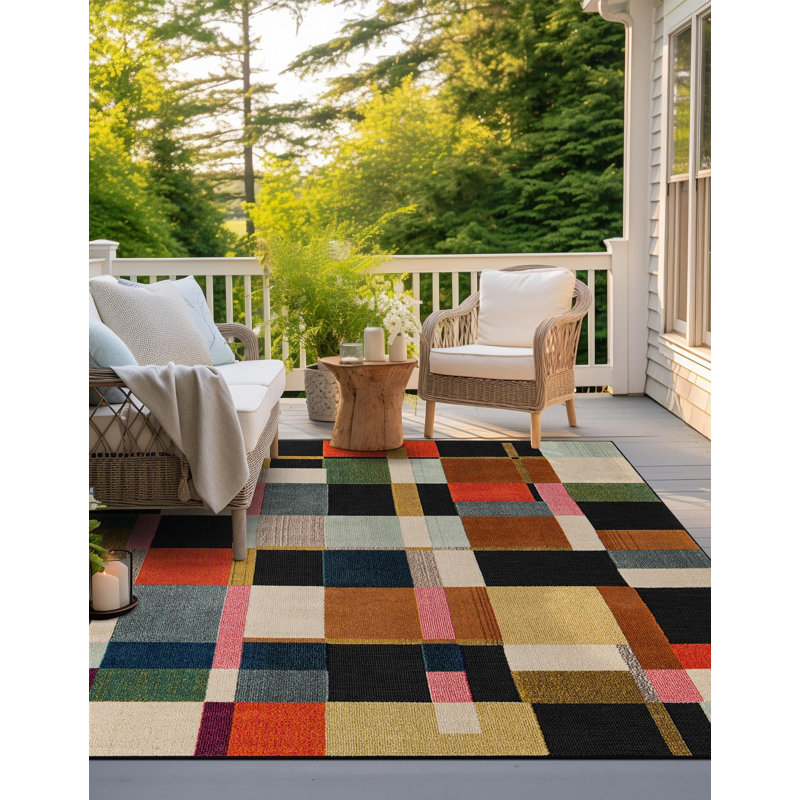 Tapis Bungalow Rose Tamaris Caimin, Carré 10 pi