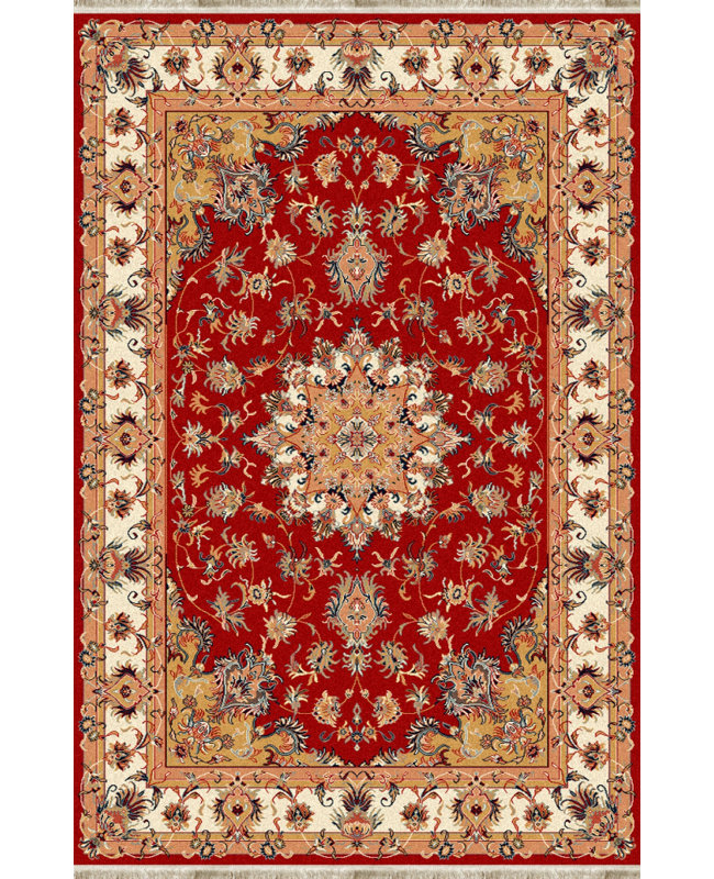 Oriental Wool Area Rug, Rectangle 60 x 120cm