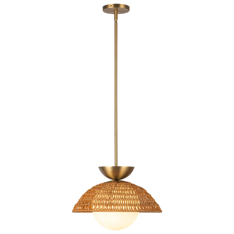 Byrone 1 - Light Single Pendant, Brushed Gold