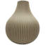 Vase en céramique côtelé beige moderne Modern-1427465983