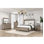 Lit tapissier Wona