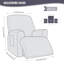 Housse de fauteuil inclinable avec poches 1-2-3-353110192