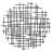 Abstract Lines Round Hanging Dimensional Sculpture-111302631-111302630
