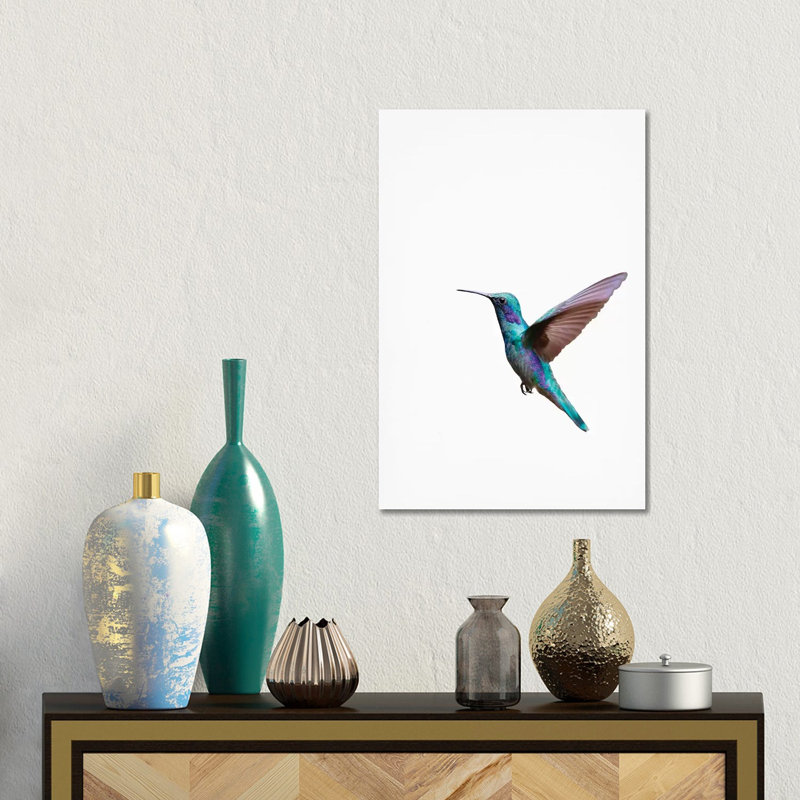 Humming Bird 1 Piece Wall Art on Canvas, 45.72cm H x 30.48cm W