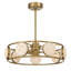 Ventilateur DEL D'Lier Castra en laiton chaud-129437220