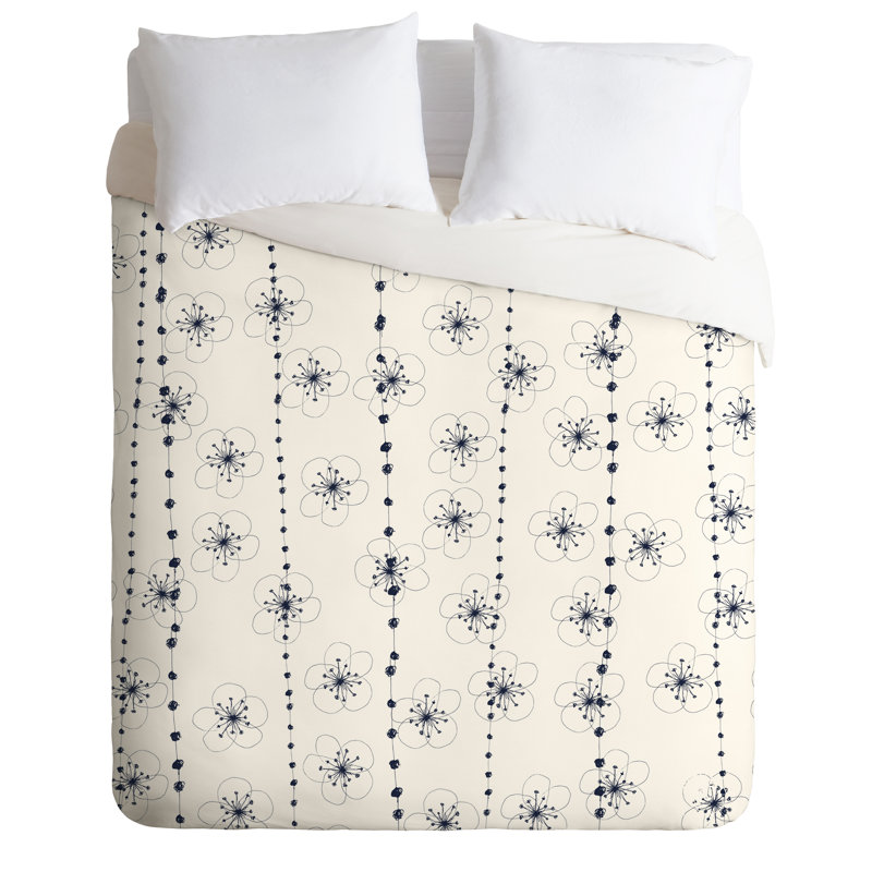 Ensemble de housse de couette fleur cascade, Housse de couette pour très grand lit et 2 très 