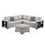 Ensemble modulaire 4 pièces avec repose-pieds-954375956