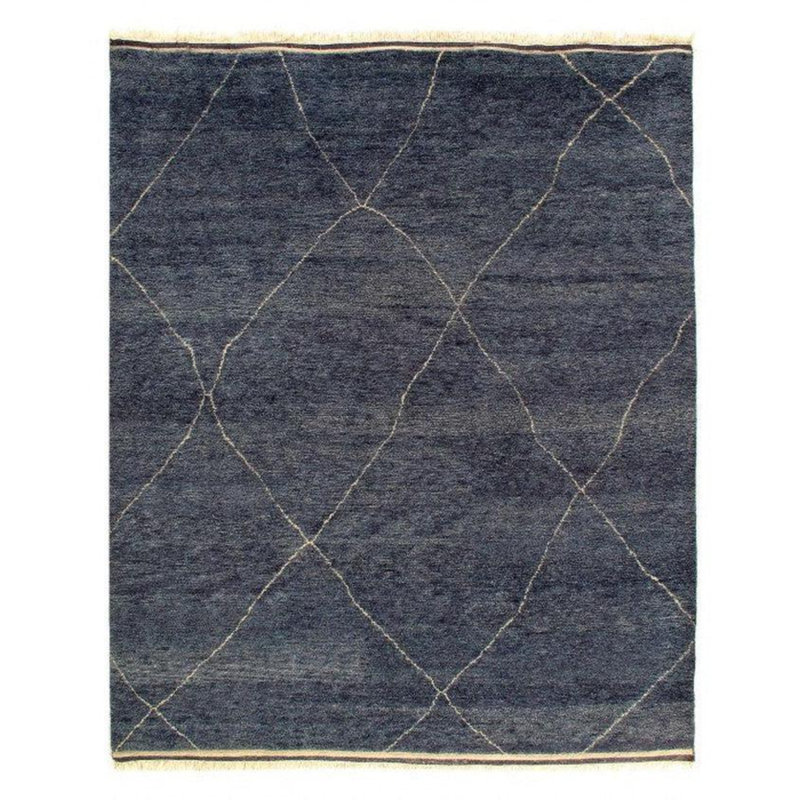 Hand Woven Cotton and Wool Geometric Area Rug