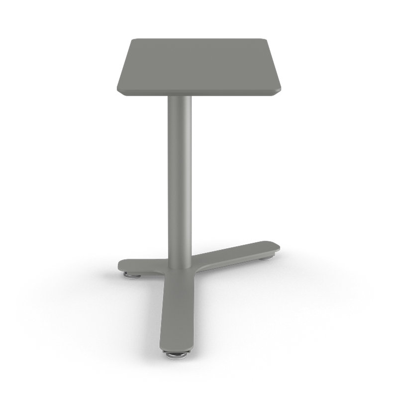 Float Mini Desk, Stone Gray