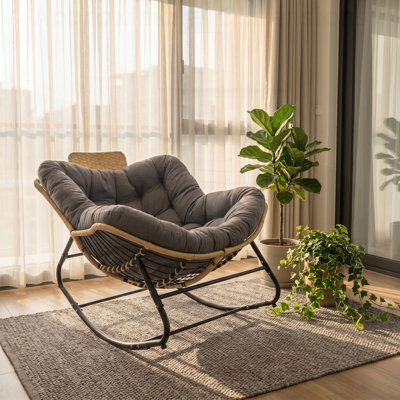 Fauteuil à bascule Papasan