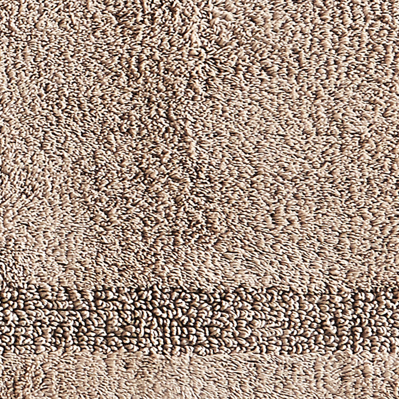 Nautica Peniston Solid Cotton Bath Rug Runner, Brown, 60"L x 22"W 