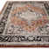 Bentancourt Medallion Black/Terracotta Area Rug