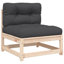 Canapé de patio sans accoudoirs avec coussins et repose-pieds Ophelia & Co.-561211779-561211777