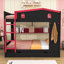 Lit superposé avec tiroirs et tablettes de rangement-93728044-93728045
