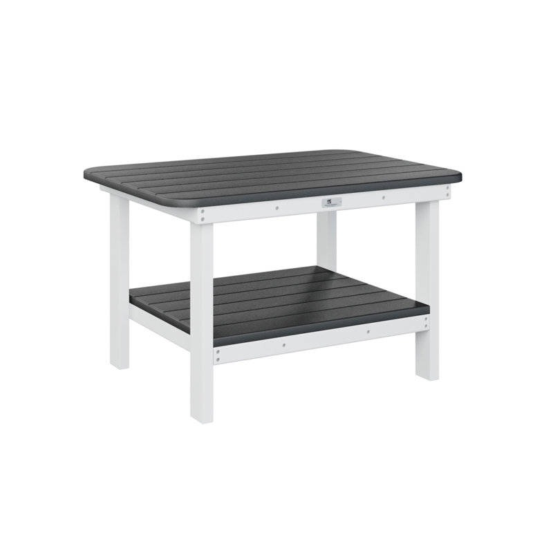 Berlin Gardens Rectangle Coffee Table, 18" H x 29.5" W x 21" D, Black