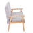 Bleona 60" Velvet Sofa For Living Room, Mid Century Modern Relaxing Armchair With Solid Wood Frame & Soft Cushion, Reading Leisure Chair With Back-107227571