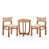 Light Gray Wicker/Teak