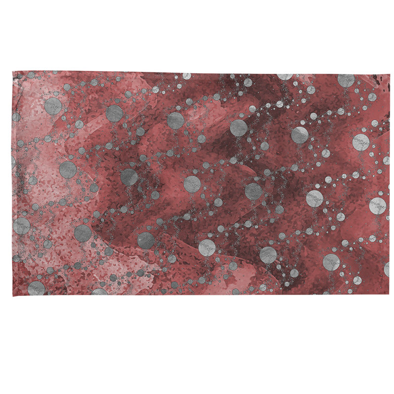 Mcguigan Tea Towel Kitchen Towel, Red, Poly Twill