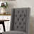 21.23" Wide Tufted Upholstered Wingback Dining Chair-814136404