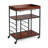 Ekkehard 3 Tiers Storage Serving Bar Cart with Wine Rack