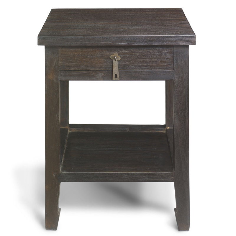 Ines  Solid Wood End Table