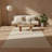 Pender Cream Beige Geometric Cotton Chenille Area Rug-709015519