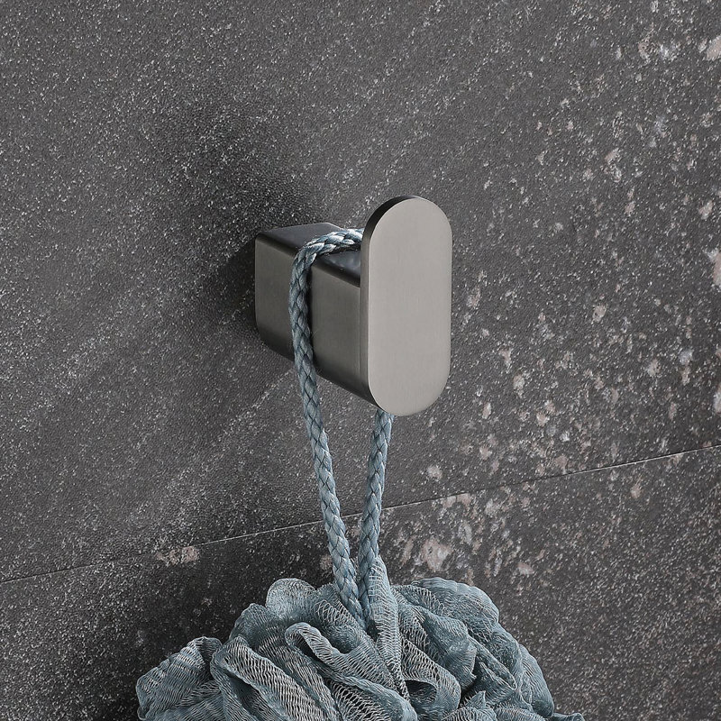 5- Piece Bathroom Hardware Set, Gunmetal