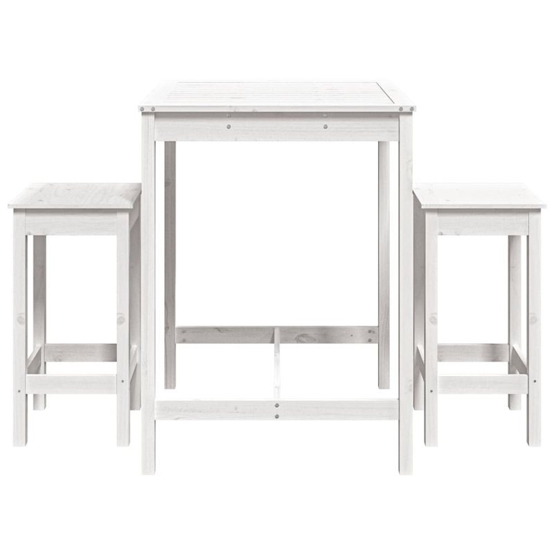 Lutece 82.5cm Bar Set, White