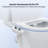 Multifunctional Non-Electric Bidet Attachment & Sprayer, Dual Nozzle, Self-Cleaning, Adjustable Pressure, Cold Water
