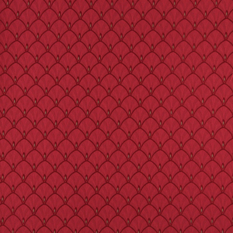Tissu jacquard, Rouge-vert