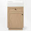 Meuble-lavabo simple 18 po avec plateau en résine