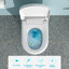 Smart Toilet with Bidet Built in, Auto Open & Close, Elongated Heated seat, Foot Sensor Flush, LED Display, Warm Water Wash, Dryer, Night Light