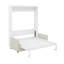 Lit escamotable double avec coussin-948378317