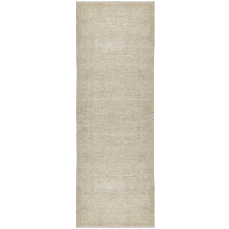 Chemin de table beige noué à la main de haute qualité