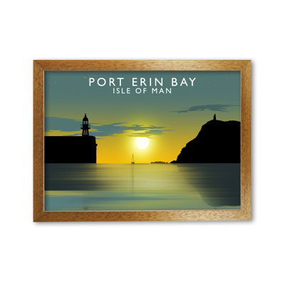 Port Erin Bay Isle Of Man 1 Piece Single Picture Frame Wall Art
