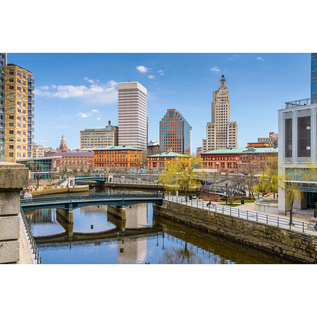 Providence Skyline von SeanPavonePhoto - Kunstdrucke auf Leinwand