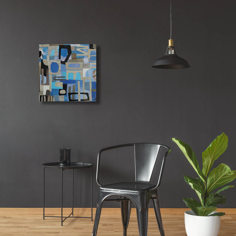  «Skies Over The Camargue 1» par Coco Good, art mural en verre acrylique, H 24 po x l 24 po x P 0,2 po