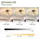 Iftikar 33“ Ceiling Fan with 6 lights