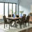 Rivera Natural Walnut Extension Dining Table