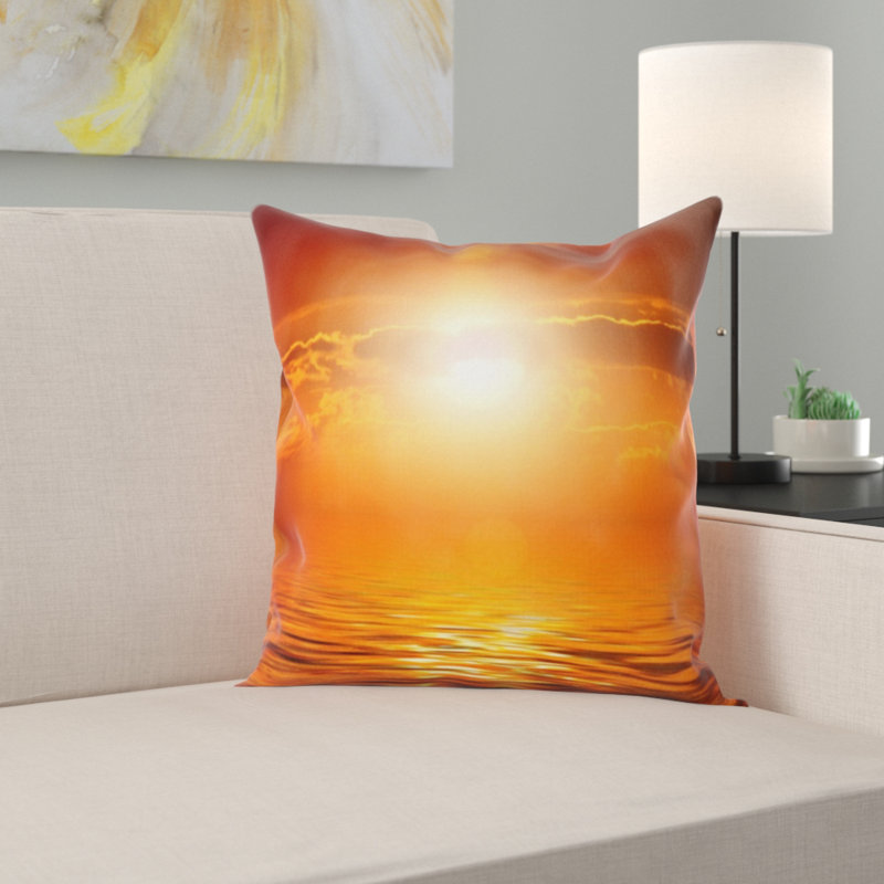 Coussin coucher de soleil