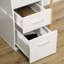Bureau d'ordinateur avec plateau pour clavier et tiroirs de rangement-408826302-516887136