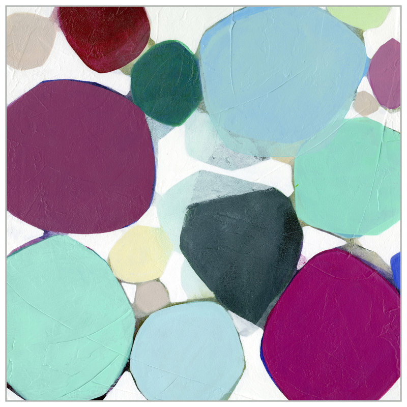 Gemstones 2' Framed Print on Canvas