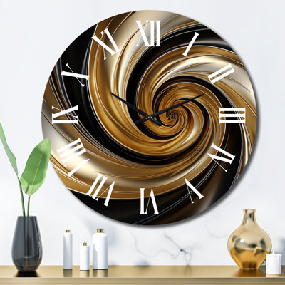 Horloge murale abstraite