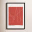 Geometric Abstraction In Red Print by Romina Gadler-1038554316-1038554319