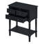 Console étroite, canapé mince avec trois tiroirs de rangement et tablette inférieure-1494695812
