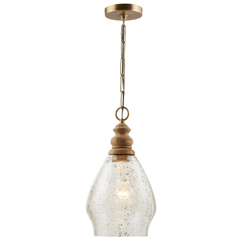 Luminaire suspendu en forme de cloche à 1 lumière Jorian